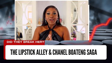 chanel boateng lipstick alley